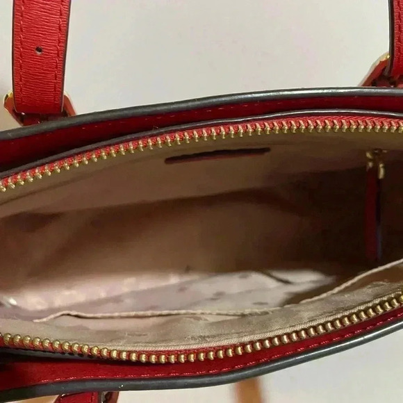 Kate spade red saffiano leather satchel handbag - Picture 10 of 15